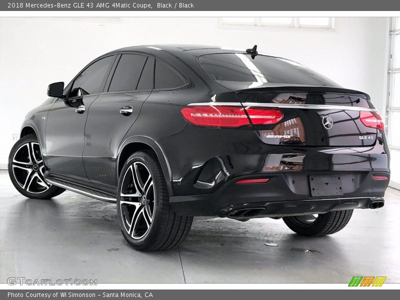 Black / Black 2018 Mercedes-Benz GLE 43 AMG 4Matic Coupe