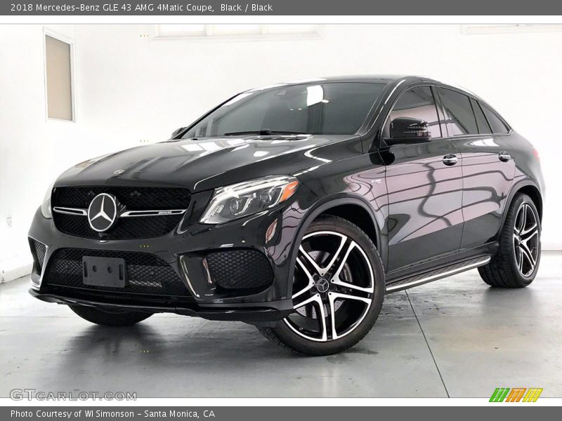 Black / Black 2018 Mercedes-Benz GLE 43 AMG 4Matic Coupe