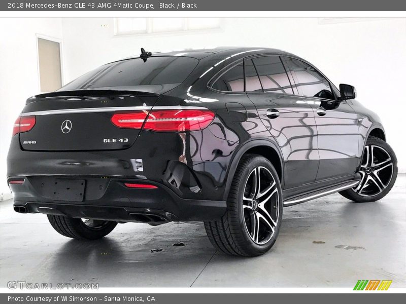 Black / Black 2018 Mercedes-Benz GLE 43 AMG 4Matic Coupe