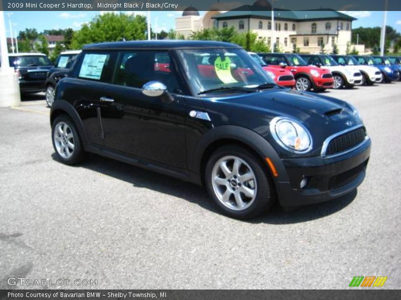 Midnight Black / Black/Grey 2009 Mini Cooper S Hardtop