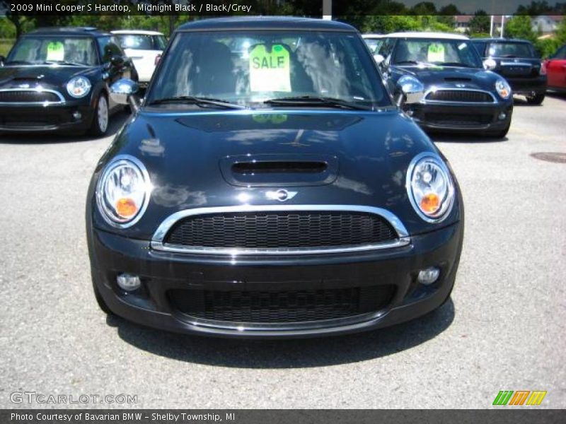 Midnight Black / Black/Grey 2009 Mini Cooper S Hardtop