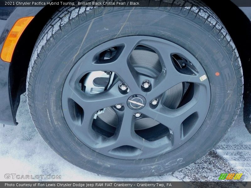Brilliant Black Crystal Pearl / Black 2021 Chrysler Pacifica Hybrid Touring