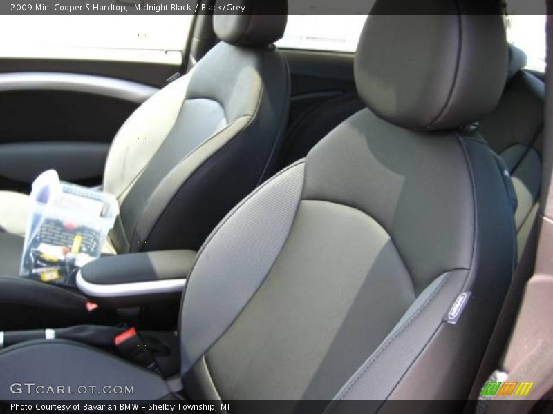 Midnight Black / Black/Grey 2009 Mini Cooper S Hardtop