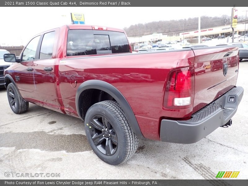 Delmonico Red Pearl / Black 2021 Ram 1500 Classic Quad Cab 4x4