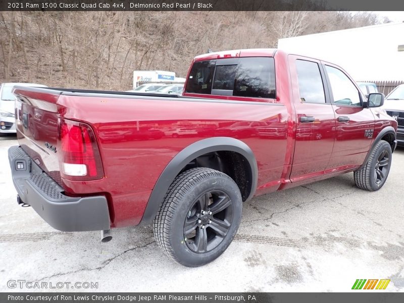 Delmonico Red Pearl / Black 2021 Ram 1500 Classic Quad Cab 4x4