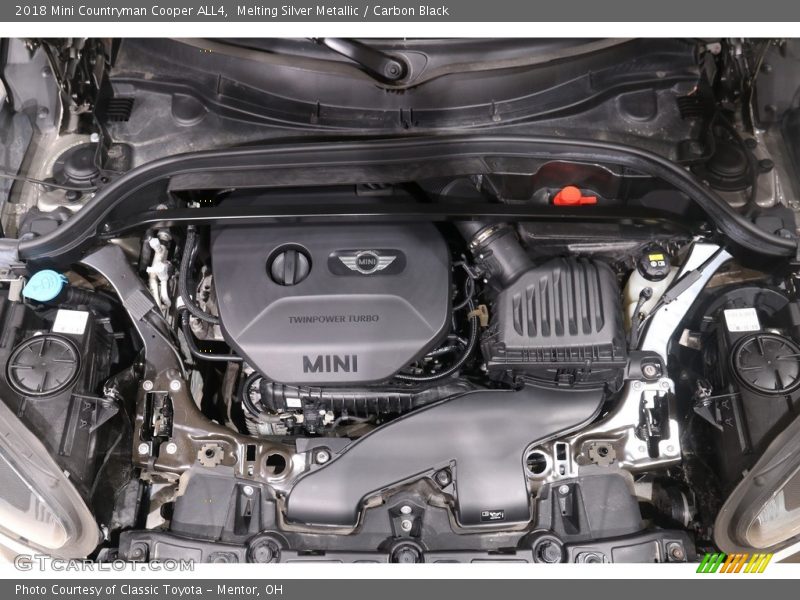 Melting Silver Metallic / Carbon Black 2018 Mini Countryman Cooper ALL4