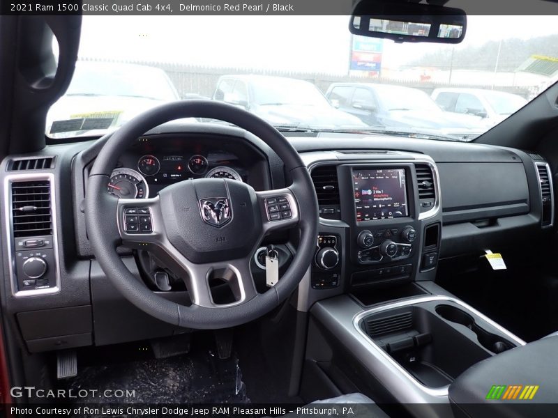 Delmonico Red Pearl / Black 2021 Ram 1500 Classic Quad Cab 4x4