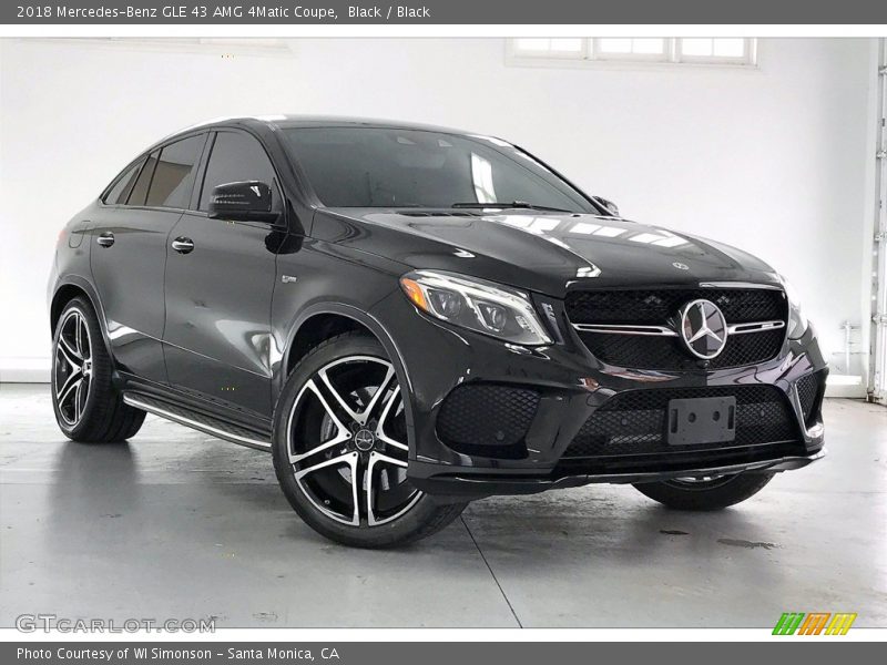 Black / Black 2018 Mercedes-Benz GLE 43 AMG 4Matic Coupe