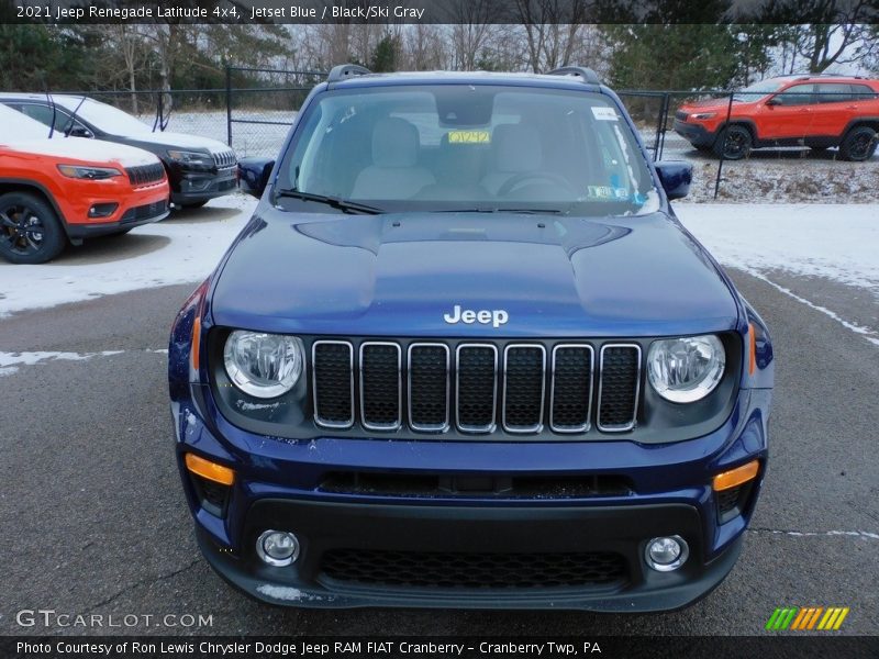 Jetset Blue / Black/Ski Gray 2021 Jeep Renegade Latitude 4x4
