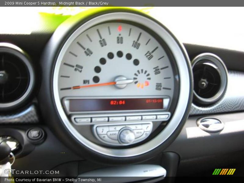 Midnight Black / Black/Grey 2009 Mini Cooper S Hardtop