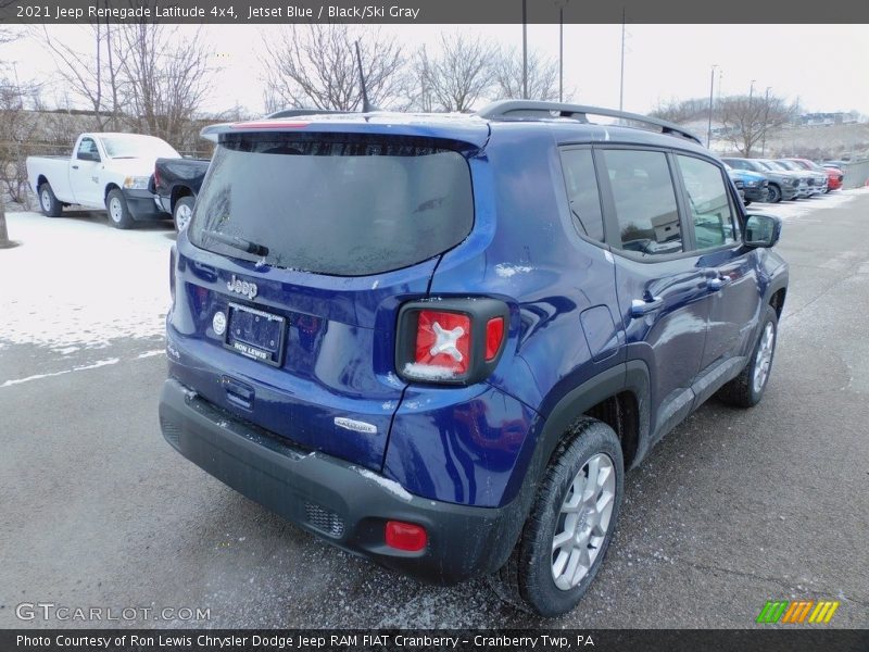 Jetset Blue / Black/Ski Gray 2021 Jeep Renegade Latitude 4x4