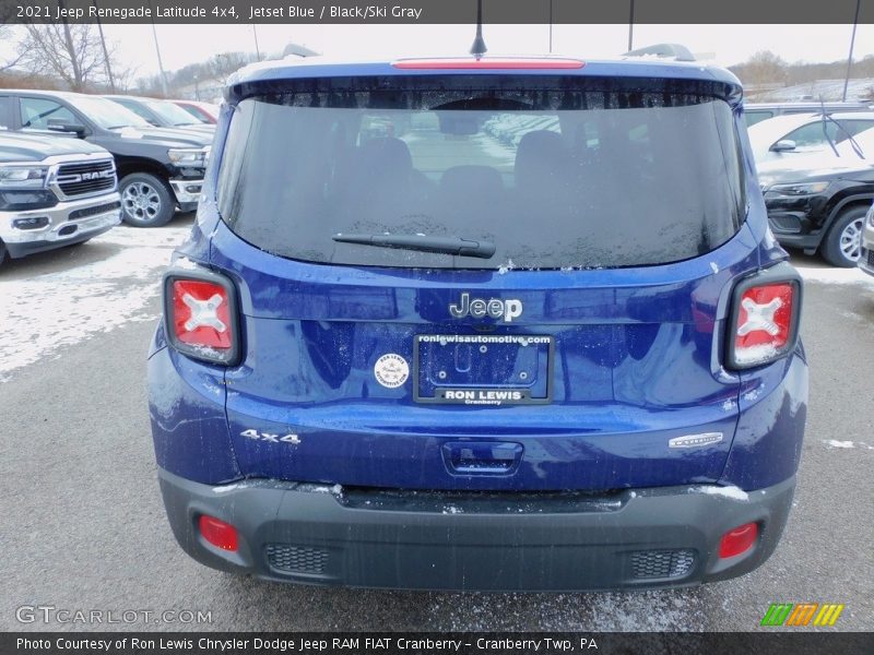 Jetset Blue / Black/Ski Gray 2021 Jeep Renegade Latitude 4x4