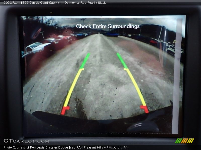 Delmonico Red Pearl / Black 2021 Ram 1500 Classic Quad Cab 4x4