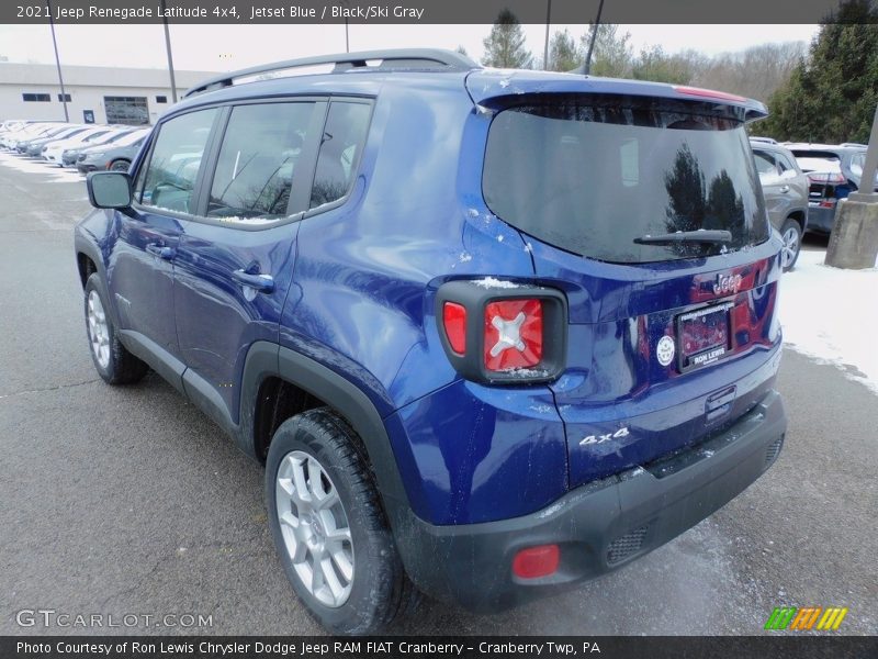 Jetset Blue / Black/Ski Gray 2021 Jeep Renegade Latitude 4x4