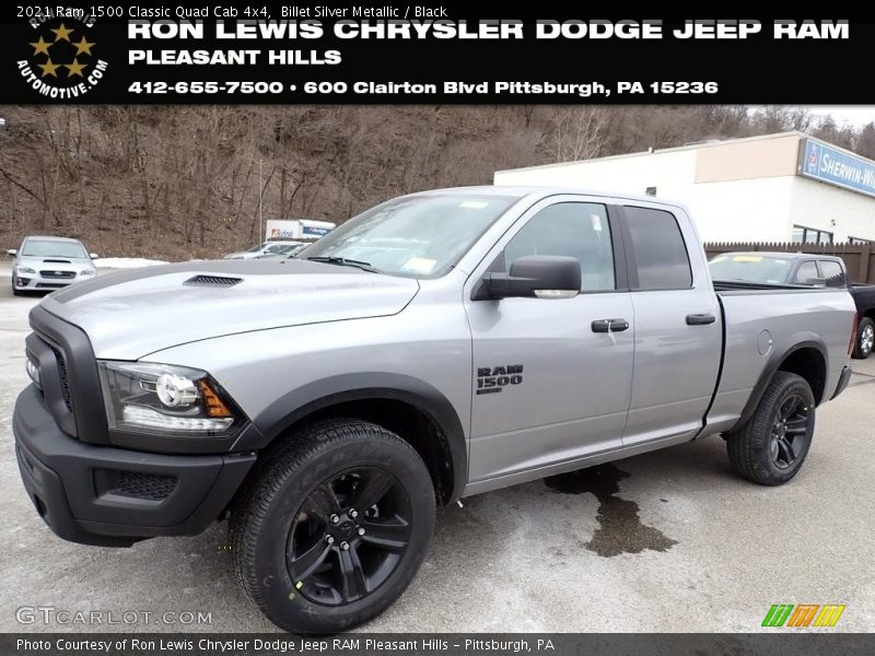 Billet Silver Metallic / Black 2021 Ram 1500 Classic Quad Cab 4x4