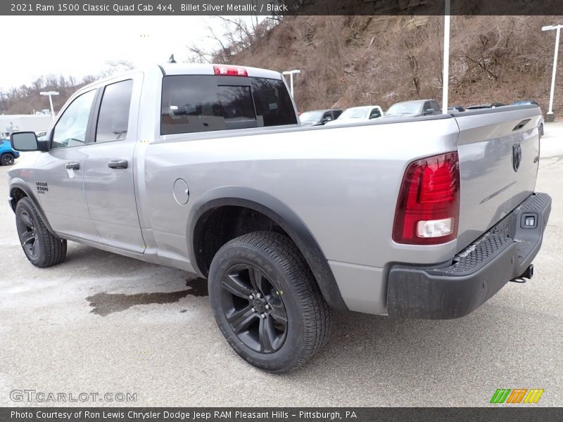 Billet Silver Metallic / Black 2021 Ram 1500 Classic Quad Cab 4x4