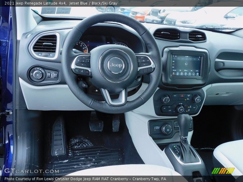 Jetset Blue / Black/Ski Gray 2021 Jeep Renegade Latitude 4x4