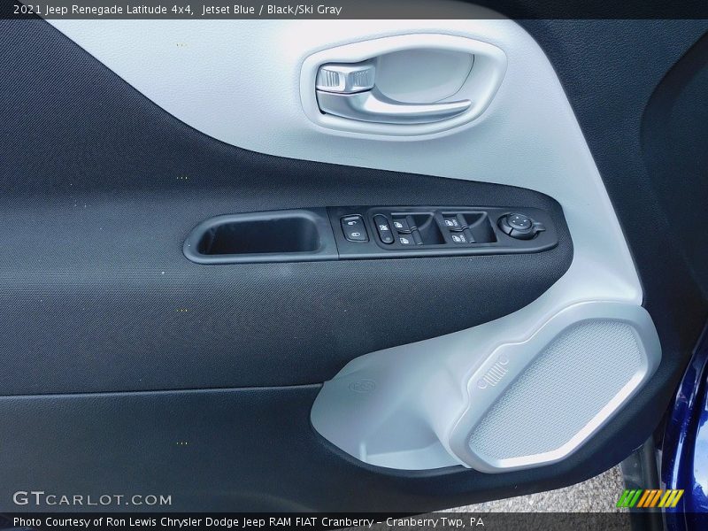 Jetset Blue / Black/Ski Gray 2021 Jeep Renegade Latitude 4x4