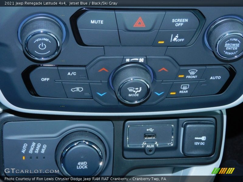 Jetset Blue / Black/Ski Gray 2021 Jeep Renegade Latitude 4x4