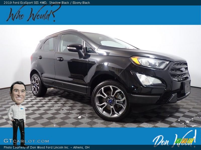 Shadow Black / Ebony Black 2019 Ford EcoSport SES 4WD