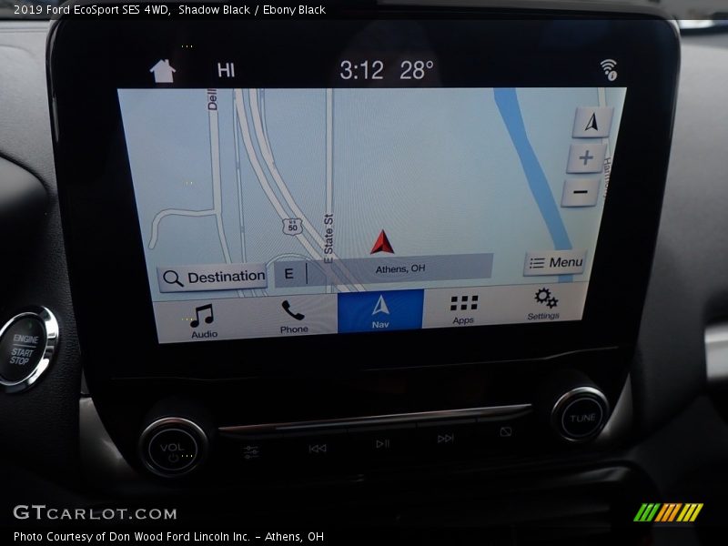 Shadow Black / Ebony Black 2019 Ford EcoSport SES 4WD