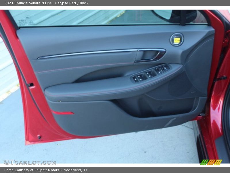 Calypso Red / Black 2021 Hyundai Sonata N Line