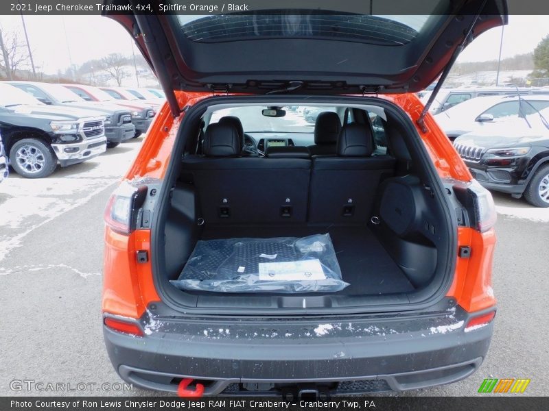 Spitfire Orange / Black 2021 Jeep Cherokee Traihawk 4x4