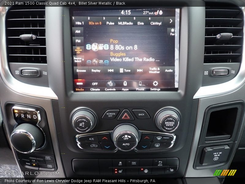 Billet Silver Metallic / Black 2021 Ram 1500 Classic Quad Cab 4x4