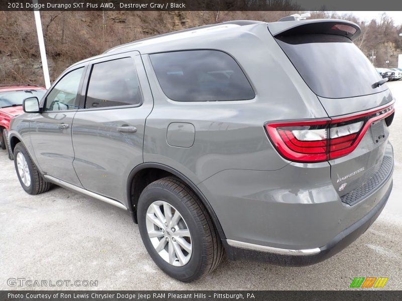 Destroyer Gray / Black 2021 Dodge Durango SXT Plus AWD