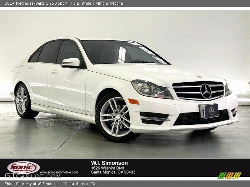 Polar White / Almond/Mocha 2014 Mercedes-Benz C 250 Sport