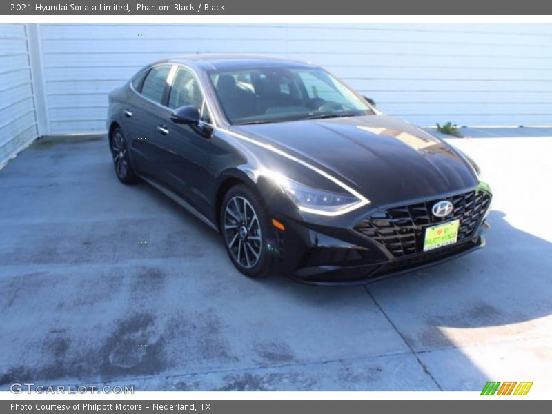 Phantom Black / Black 2021 Hyundai Sonata Limited