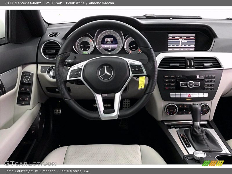 Polar White / Almond/Mocha 2014 Mercedes-Benz C 250 Sport