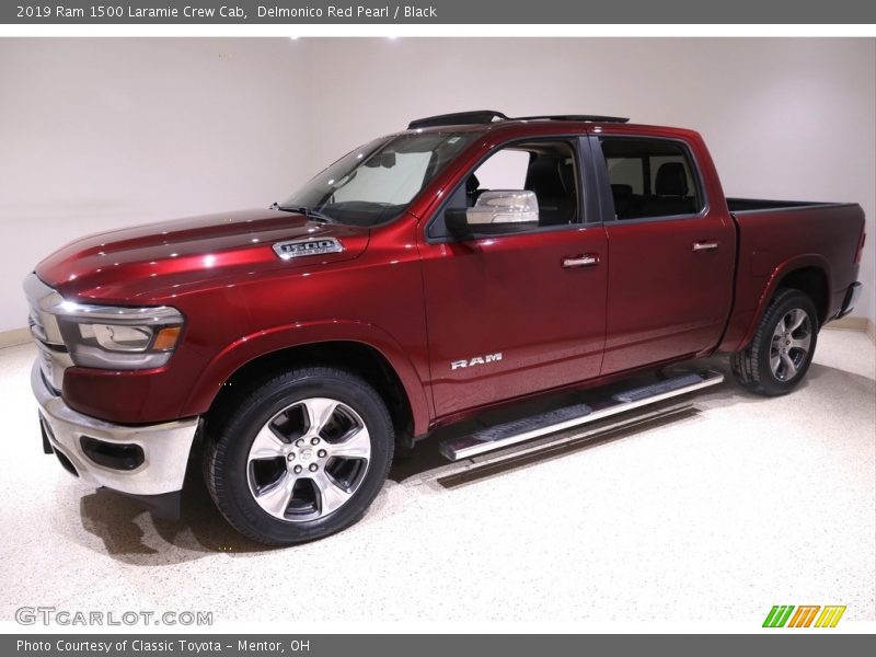 Delmonico Red Pearl / Black 2019 Ram 1500 Laramie Crew Cab