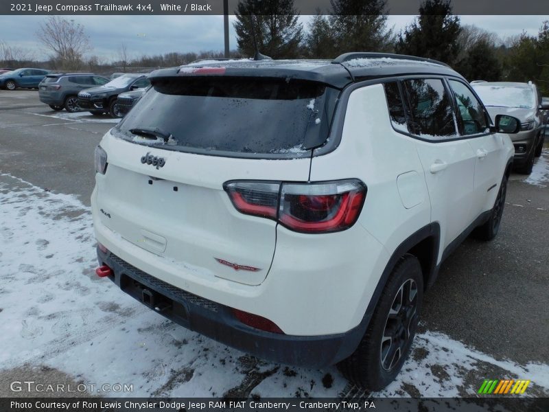 White / Black 2021 Jeep Compass Trailhawk 4x4