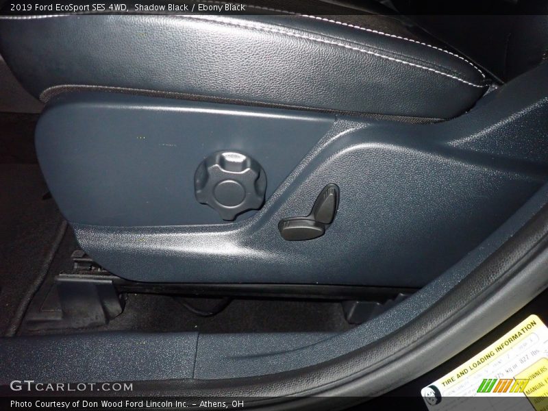 Shadow Black / Ebony Black 2019 Ford EcoSport SES 4WD