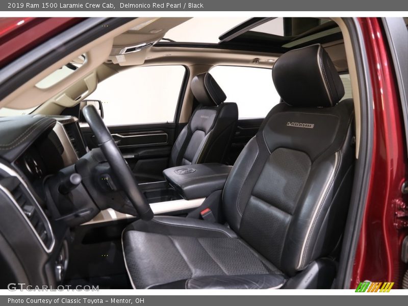 Delmonico Red Pearl / Black 2019 Ram 1500 Laramie Crew Cab