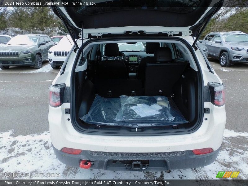 White / Black 2021 Jeep Compass Trailhawk 4x4