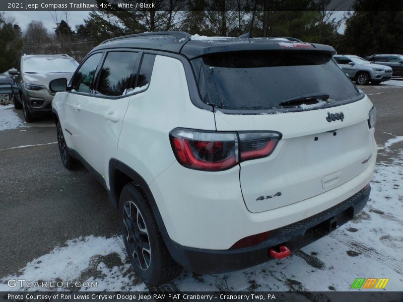 White / Black 2021 Jeep Compass Trailhawk 4x4