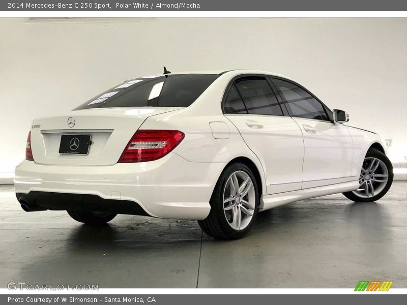 Polar White / Almond/Mocha 2014 Mercedes-Benz C 250 Sport