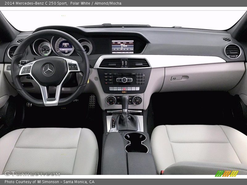 Polar White / Almond/Mocha 2014 Mercedes-Benz C 250 Sport