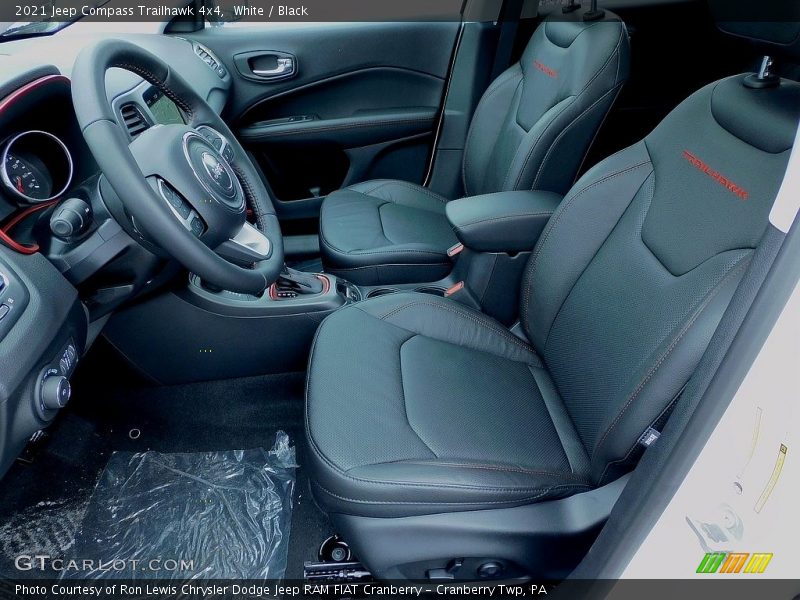White / Black 2021 Jeep Compass Trailhawk 4x4