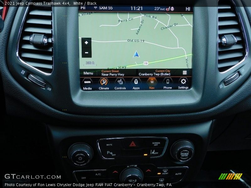 White / Black 2021 Jeep Compass Trailhawk 4x4