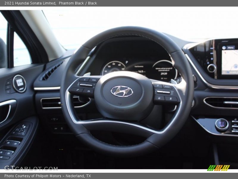 Phantom Black / Black 2021 Hyundai Sonata Limited