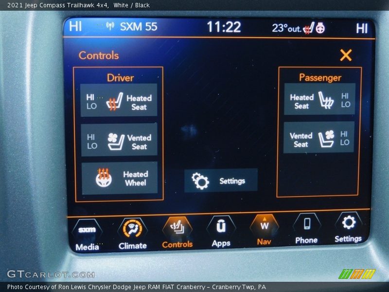 White / Black 2021 Jeep Compass Trailhawk 4x4