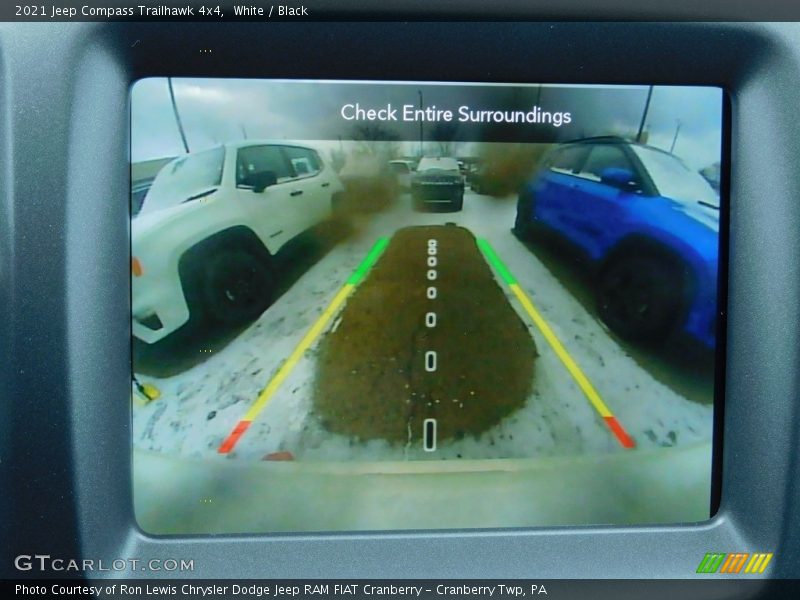 White / Black 2021 Jeep Compass Trailhawk 4x4