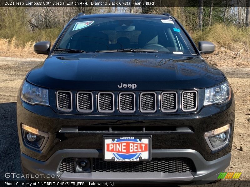 Diamond Black Crystal Pearl / Black 2021 Jeep Compass 80th Special Edition 4x4