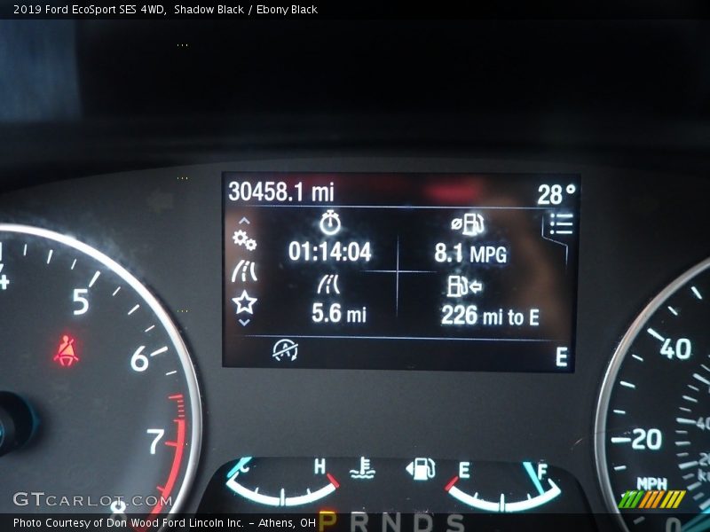 Shadow Black / Ebony Black 2019 Ford EcoSport SES 4WD