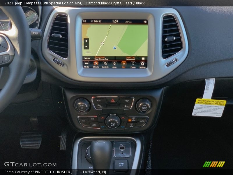 Diamond Black Crystal Pearl / Black 2021 Jeep Compass 80th Special Edition 4x4