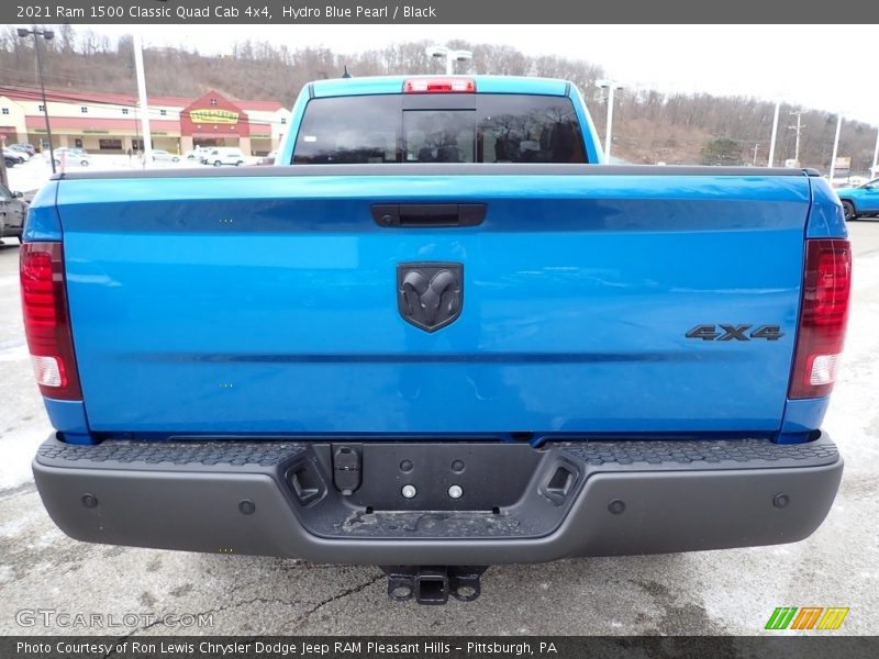 Hydro Blue Pearl / Black 2021 Ram 1500 Classic Quad Cab 4x4