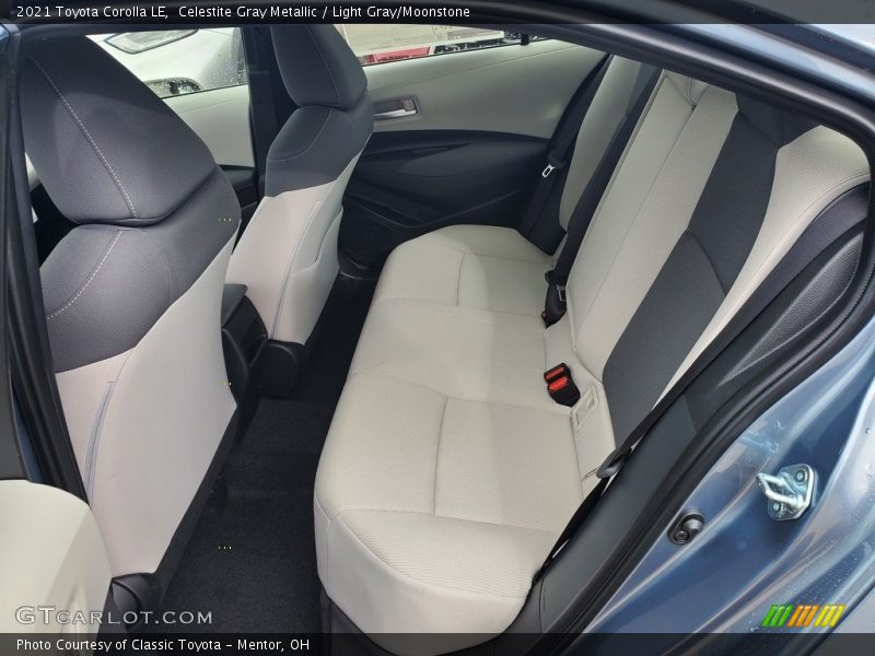 Rear Seat of 2021 Corolla LE